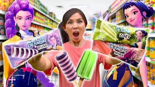 BUY KPOP DEMON HUNTER ICE CREAM AT THE CONVENIENT MARKET! RUMI, ZOEY, MIRA RESCUE MISSION!