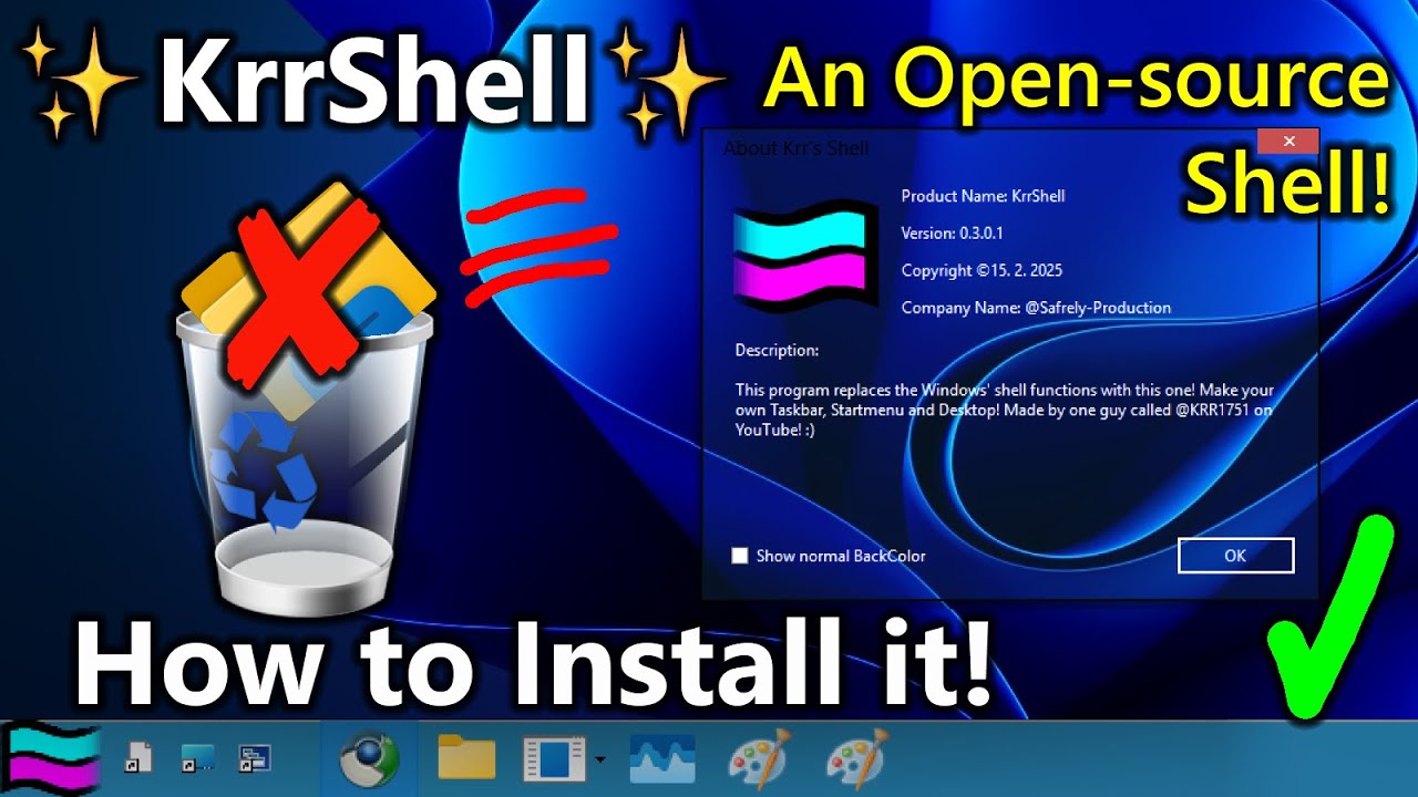Krd Shell How to Install KrrShell on Windows! (Upgraded version) [My replacement ...