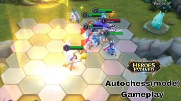 Heroes evolved: Autochess (mode) Gameplay