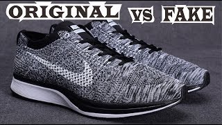 Nike Flyknit Racer Oreo & Fake