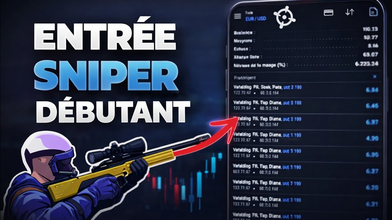 Comment faire des entrés sniper pour débutant en trading sur DERIV et le FOREX