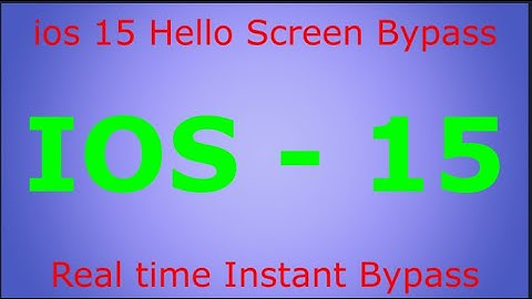 IOS 15 Hello Screen Bypass iPhone 6S Plus || Without Jailbreak ||