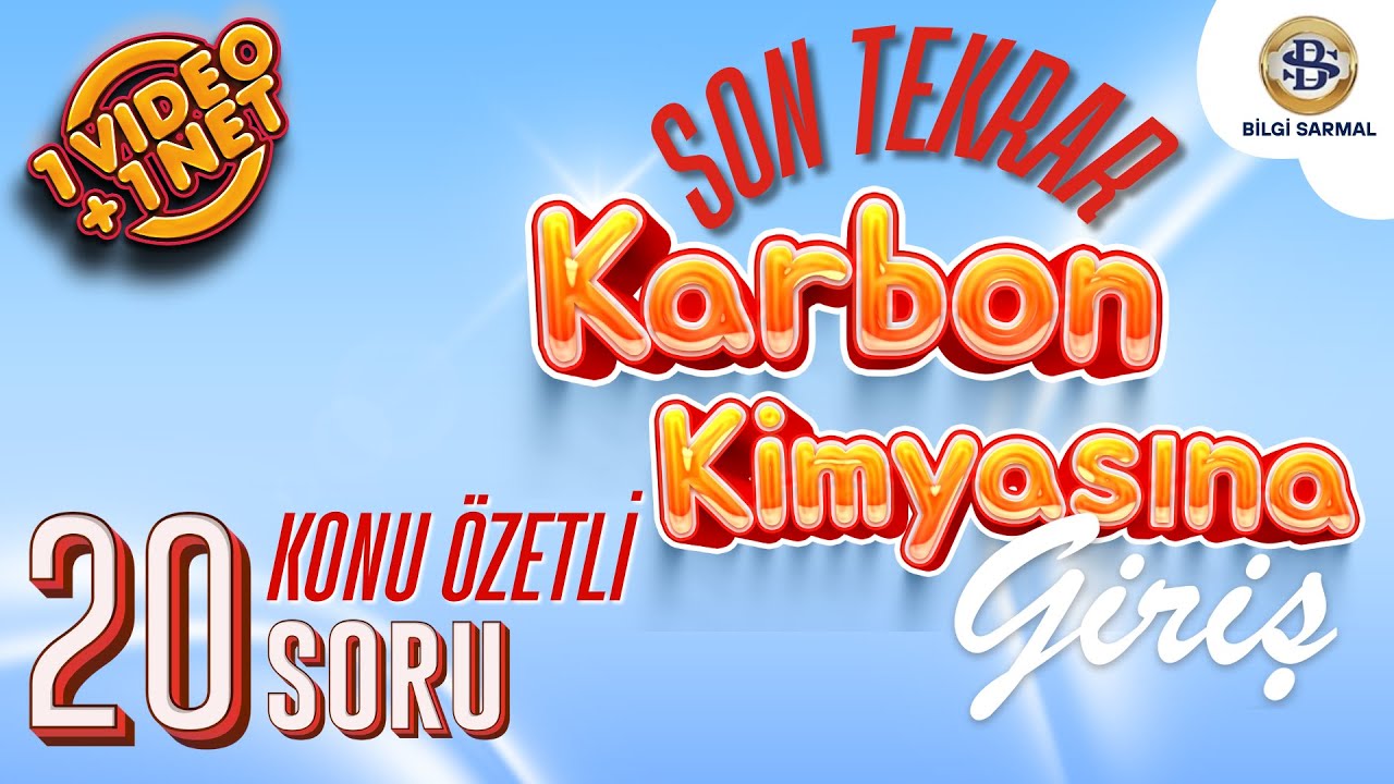 AYT Kimya Full Tekrar Tek Video l Karbon Kimyasına Giriş 2025