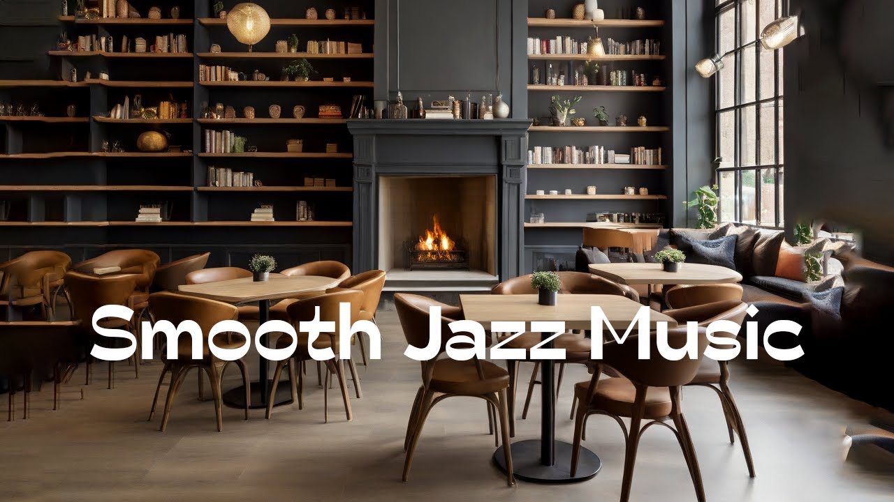 Smooth Jazz Instrumental Music at Cozy Coffee Shop Ambience | Relaxing ...