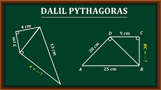 Dalil pythagoras atau Teorema pythagoras - Contoh soal dan pembahasannya