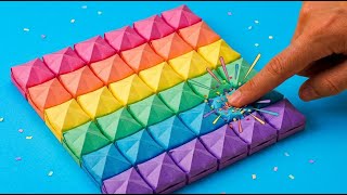 Pop It Kertas yang Bunyinya Nyata?! 😲💥 DIY Fidget Seru