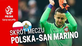 OBSZERNY SKRÓT meczu POLSKA - SAN MARINO (5:0)