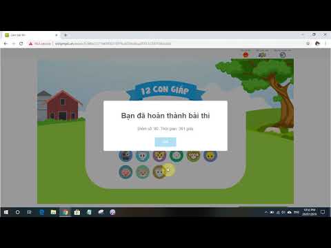 Violympic Toán Tiếng Việt lớp 5 vòng 10 năm học 2018 - 2019