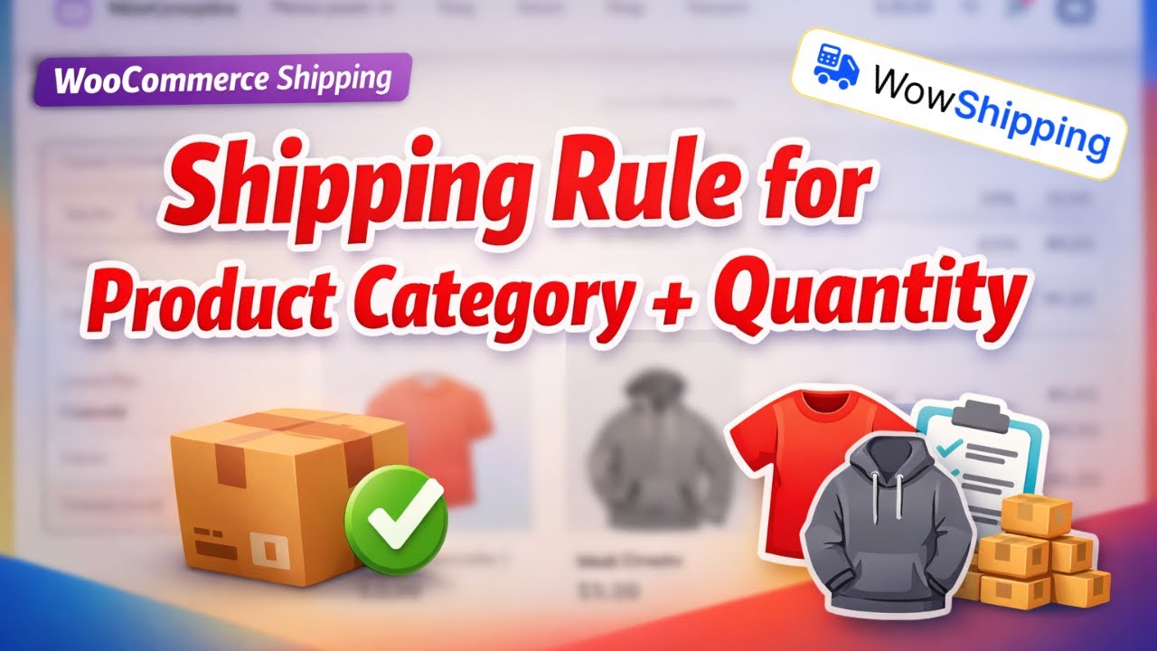 WooCommerce Shipping Based on Product Category and Product Quantity
