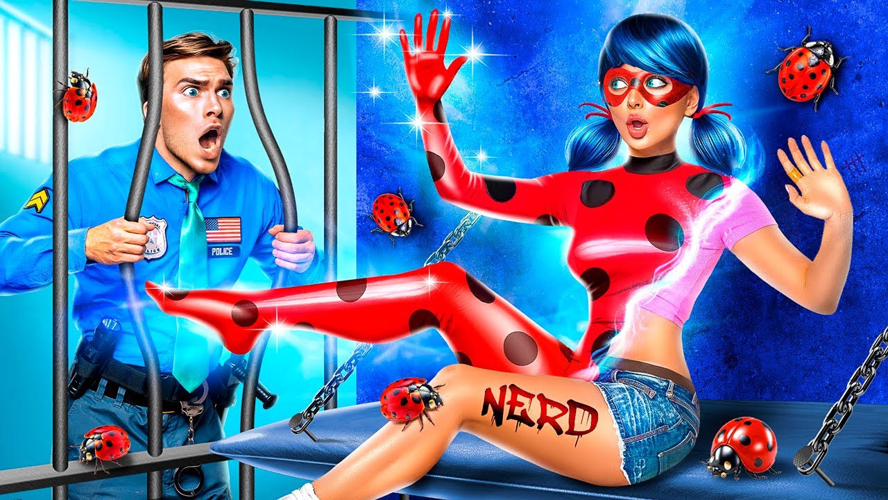 Vom Nerd zum Ladybug im Knast! Extreme MakeOver Miraculous Ladybug!