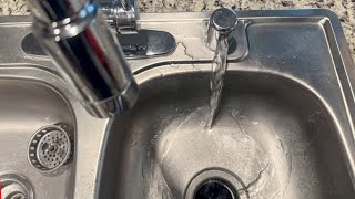 Water Leaks Above Sink when Running Dishwasher