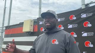 Jacques Cesaire on his philosophy coaching the Browns D-line