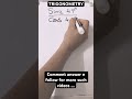 Class 10 trigonometry sum | #educationalshorts #archanagodsepadwal #trigonometry #education #maths