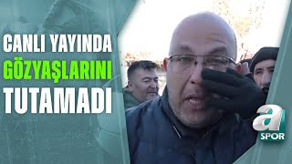 A Haber Muhabiri Murat Onur Canlı Yayında Gözyaşlarını Tutamadı / Kahramanmaraş / 09.02.2023