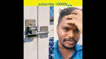 Automatic Gate Latch 🔐 Design Idea 💡 #shorts​ #youtubeshorts​ #viralshorts​ #viralvideo​