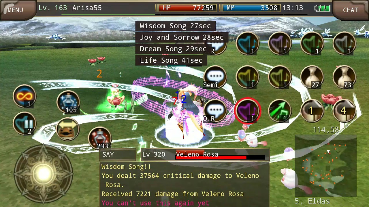 Iruna Online My Minstel vs Veleno Rosa YouTube