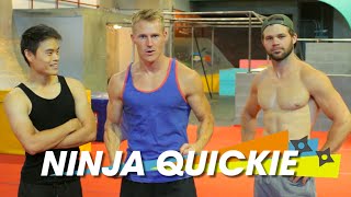 American Ninja Warrior Ben Melick  NINJA QUICKIE (Again) 