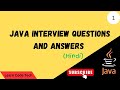 Java Interview Questions with answers series 1 | Java Programming language