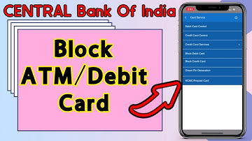 💥How To Block / Restart CBI ATM Card? CBI ATM Blocked