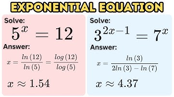 Solving Exponential Equation (Part 3)