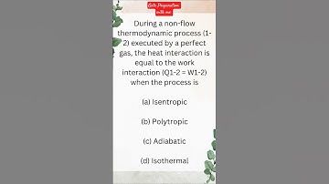 #Thermodynamics PYQ Solved 🔥 | Must-Watch for GATE2026 #mechanicalengineering #mechvate #gate2026