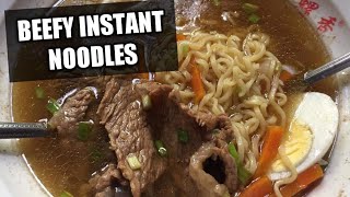 Beefy Instant Noodles