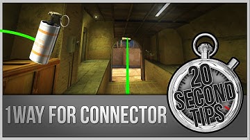 Mirage - Connector One Way Smoke CT Side