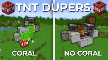 Minecraft TNT Dupers for 1.21+ | With & Without Coral Fans - Simple Tutorial