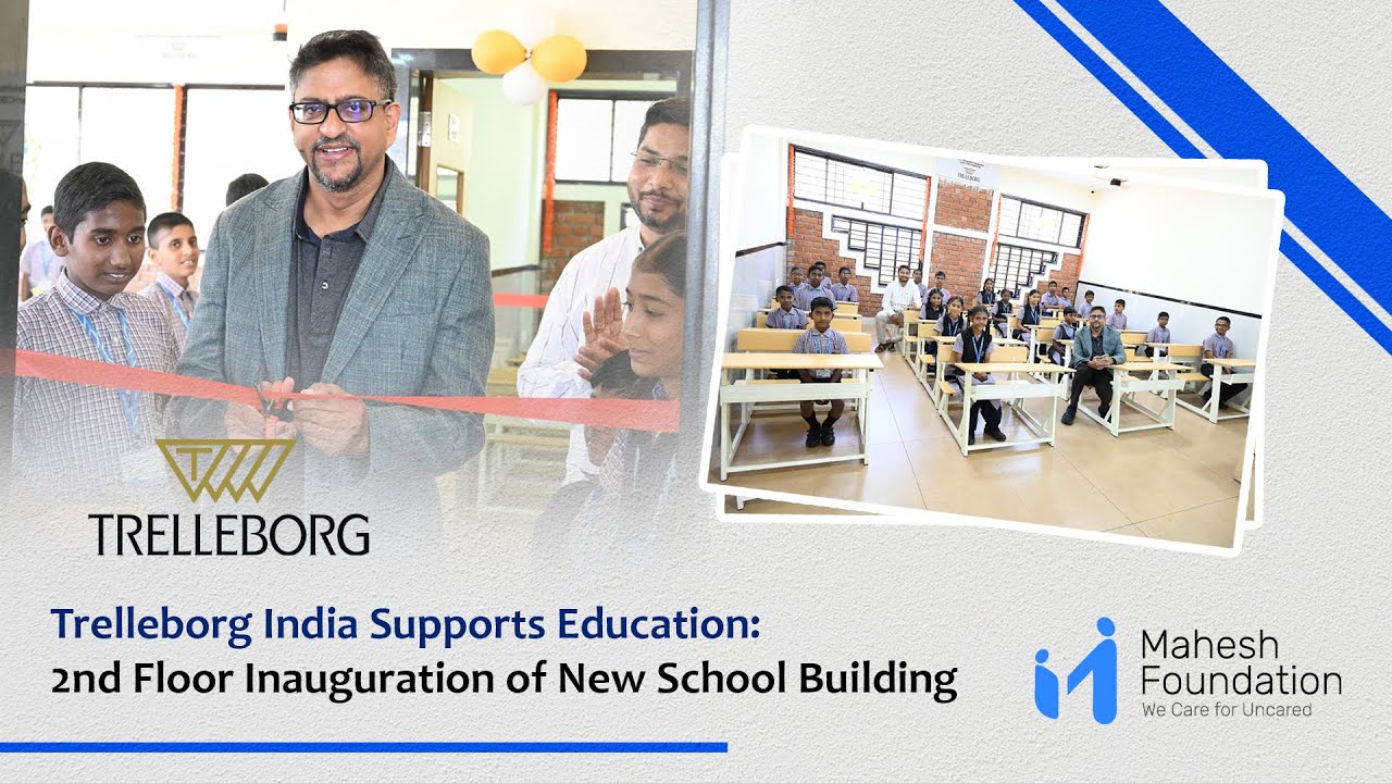 Trelleborg India Supports Education: 2nd Floor Inauguration of New School Building