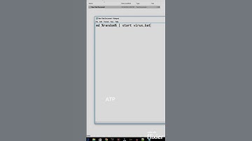 How to Create virus ?? || ATP || Hack|| How to Hack|| #shorts #hack
