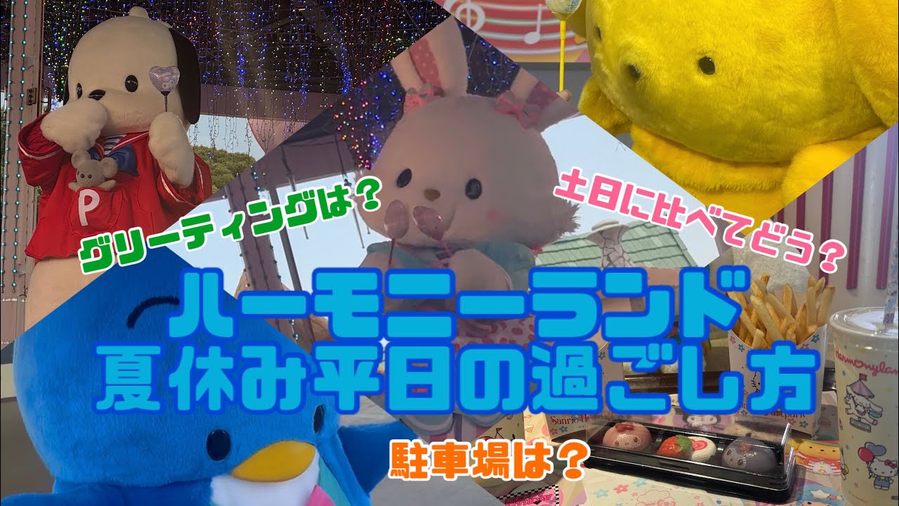 夏休み期間のハーモニーランド楽しめる？とある1日の過ごし方！