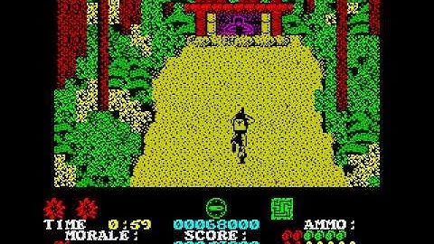 Platoon - L3: Jungle / Foxhole - ZX Spectrum 128k © 1988 Ocean