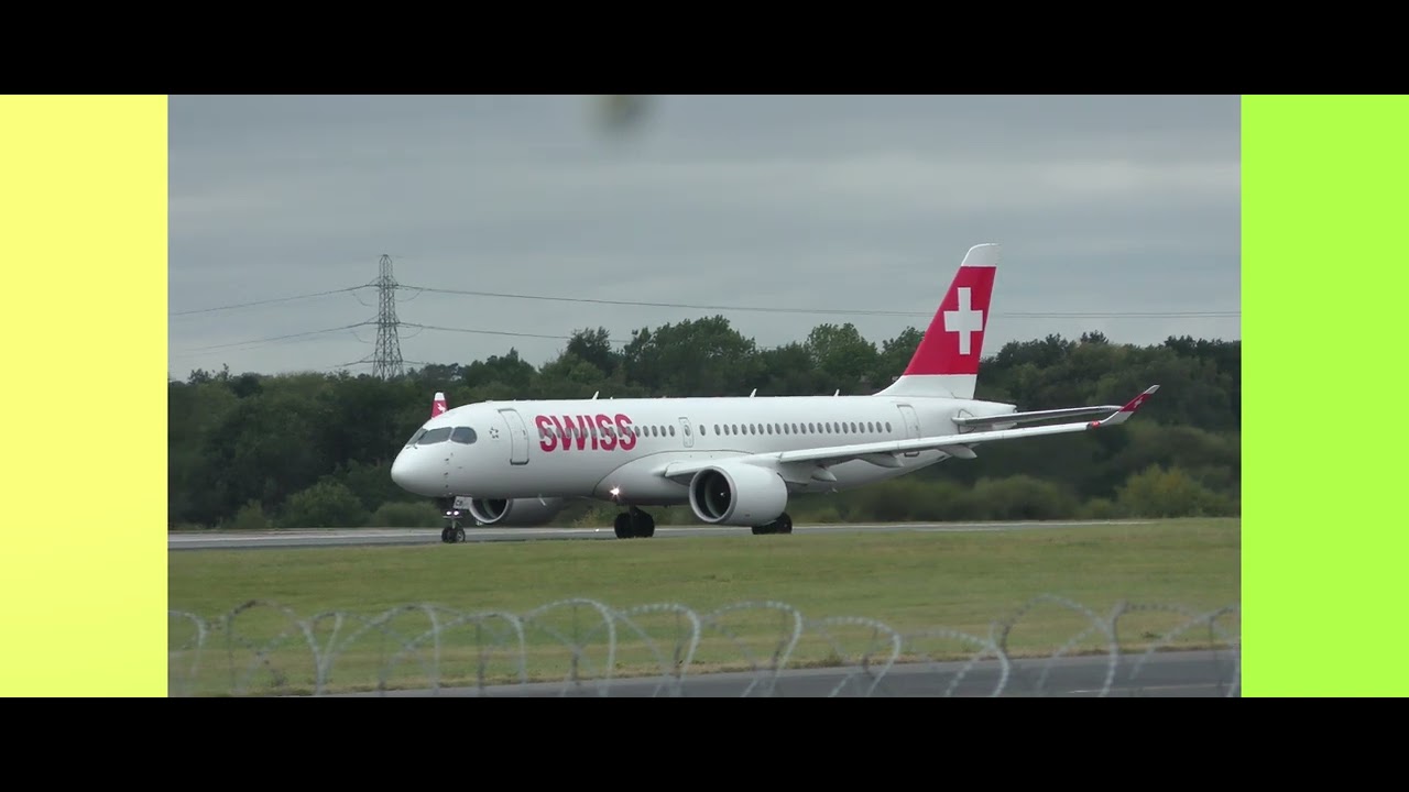 Swiss HB-JCB (Airbus A220-300) was spotted at Manchester Airport on 19/08/2025.
