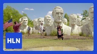 The Giant Rotting Heads Of 42 U.s. Presidents