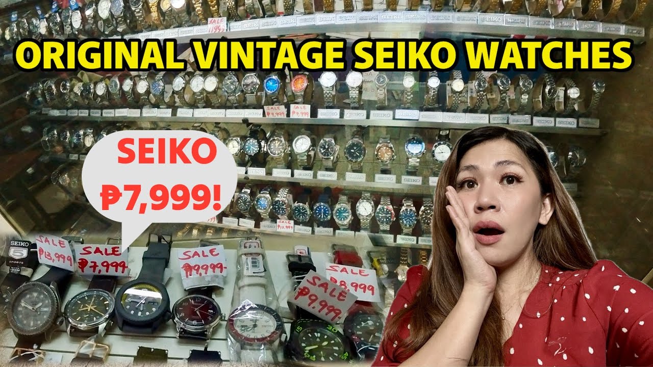 Original VINTAGE SEIKO in Avenida Manila!
