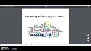 Planning and Assessment
