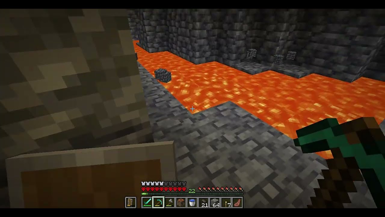 Exploramos Cuevas Gigantes con Lagos de Lava 🔥 | Minería por Túneles en Minecraft Hardcore