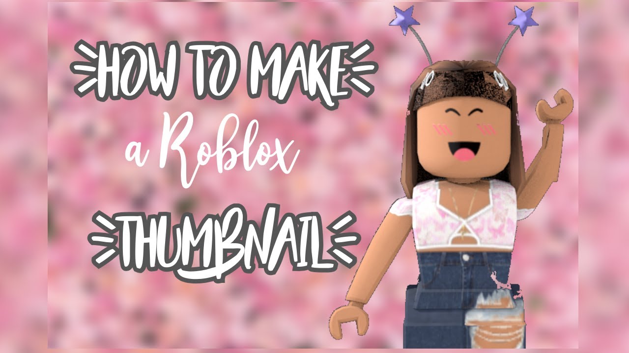 How To Make Roblox Gfx Thumbnail Aesthetic And Easy Beginner Youtube - new intro thumbnail roblox