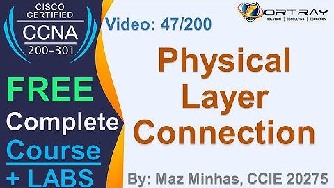 Free CCNA | 47- Physical Layer Connection | Day 2 | CCNA 200-301 Complete Course
