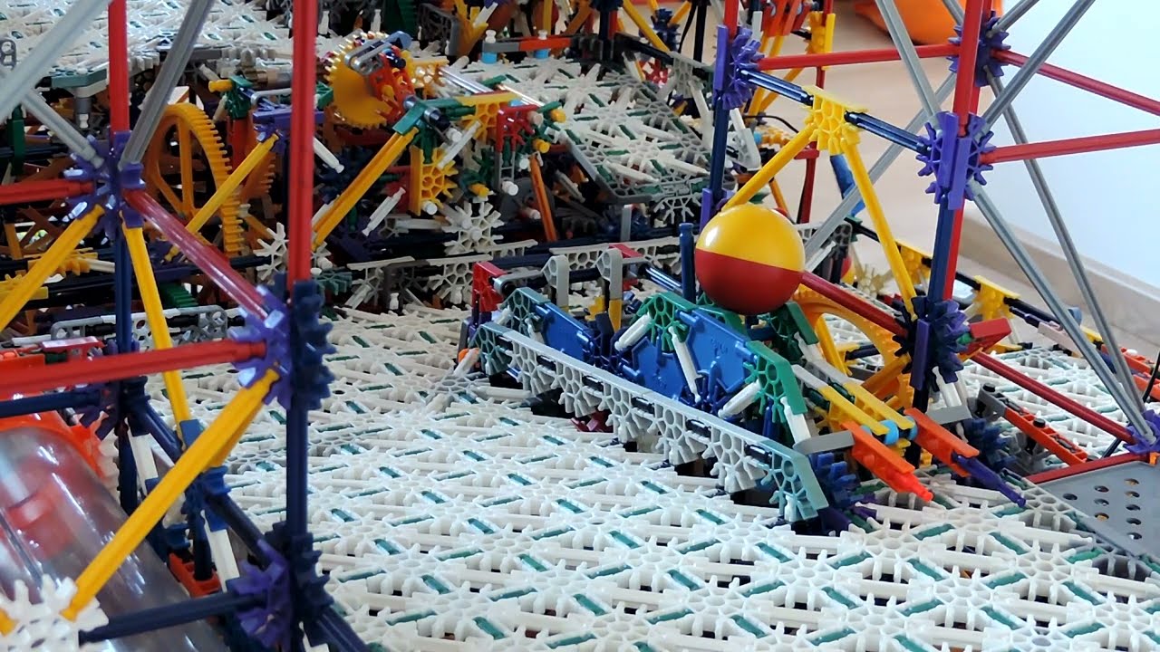 Massive Unfinished Knex Ball Machine (Update2)