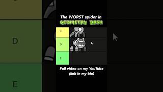 The WORST spider in Geometry Dash #geometrydash #foryou