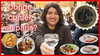 5 Lugares para comer en Paris desde 1 €