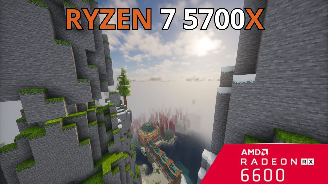 Ryzen 7 5700x | rx 6600 | Minecraft Shaders + ModPack ATM 7 - YouTube
