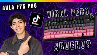 Probé el TECLADO MÁS VIRAL de TikTok... ¿Es BUENO? | Aula F75 Pro Review