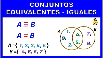 ¿Cuál es la diferencia entre igual y equivalente?