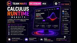 TeamMars - CalculusRuntime Discord Stream #20 (20-07-2026)