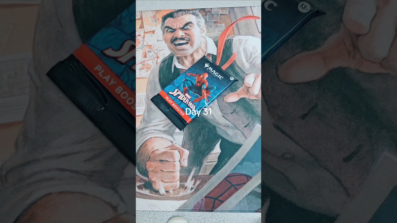 Day 31 mastersetting Marvel's Spiderman Magic the Gathering set 