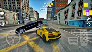Crazy Audi Driver Driving in Xtreme Driving Sim - Offroad & City Roads - Best Android Gameplay screenshot 2
