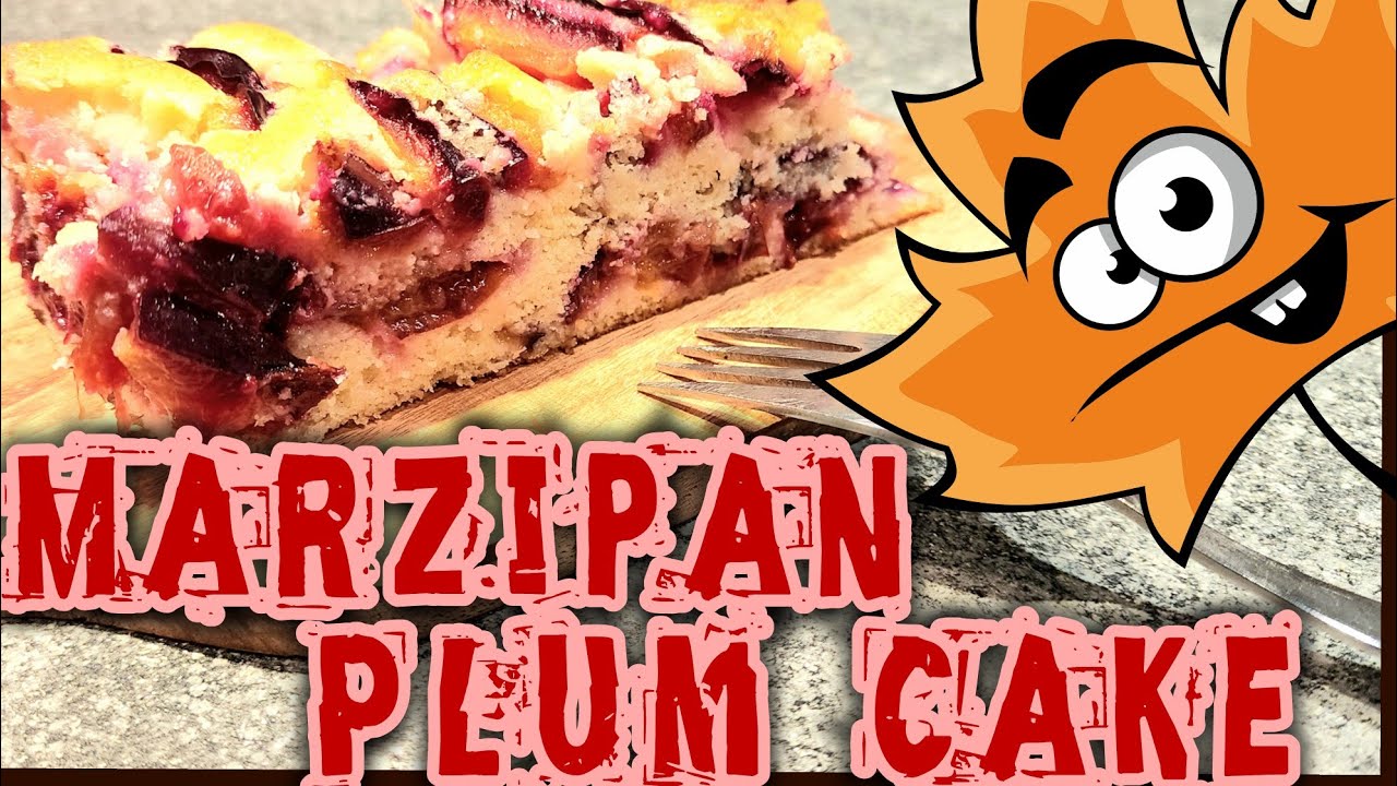 Plum Cake- Pflaumen Kuchen- Herbst Rezepte- Fall Recipes- Plum recipes- Marzipan Pflaumen Kuchen