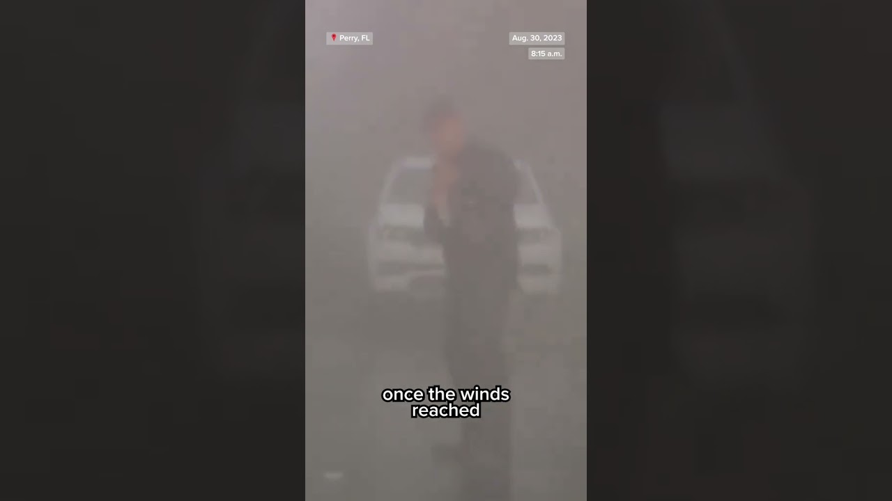 Watch a reporter brave 100 mph hurricane Idalia winds Watch a reporter brave 100 mph hurricane Idalia winds